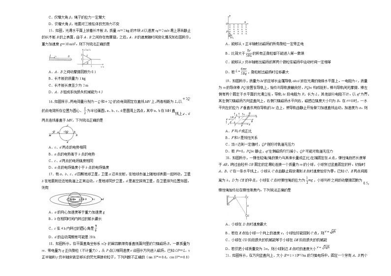 2019届全国普通高中高三5月信息卷 理科综合（七）03