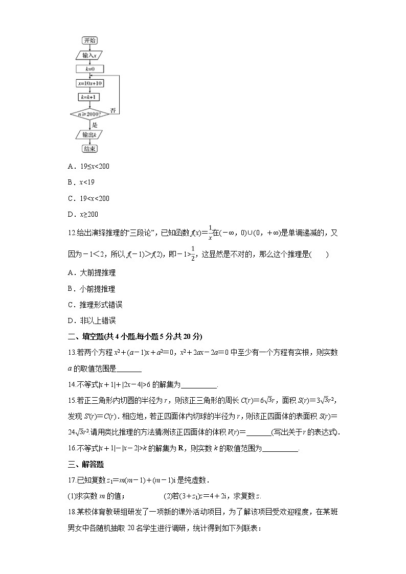【数学】河南省周口市中英文学校2019-2020学年高二下学期期中考试（6月）（文）03