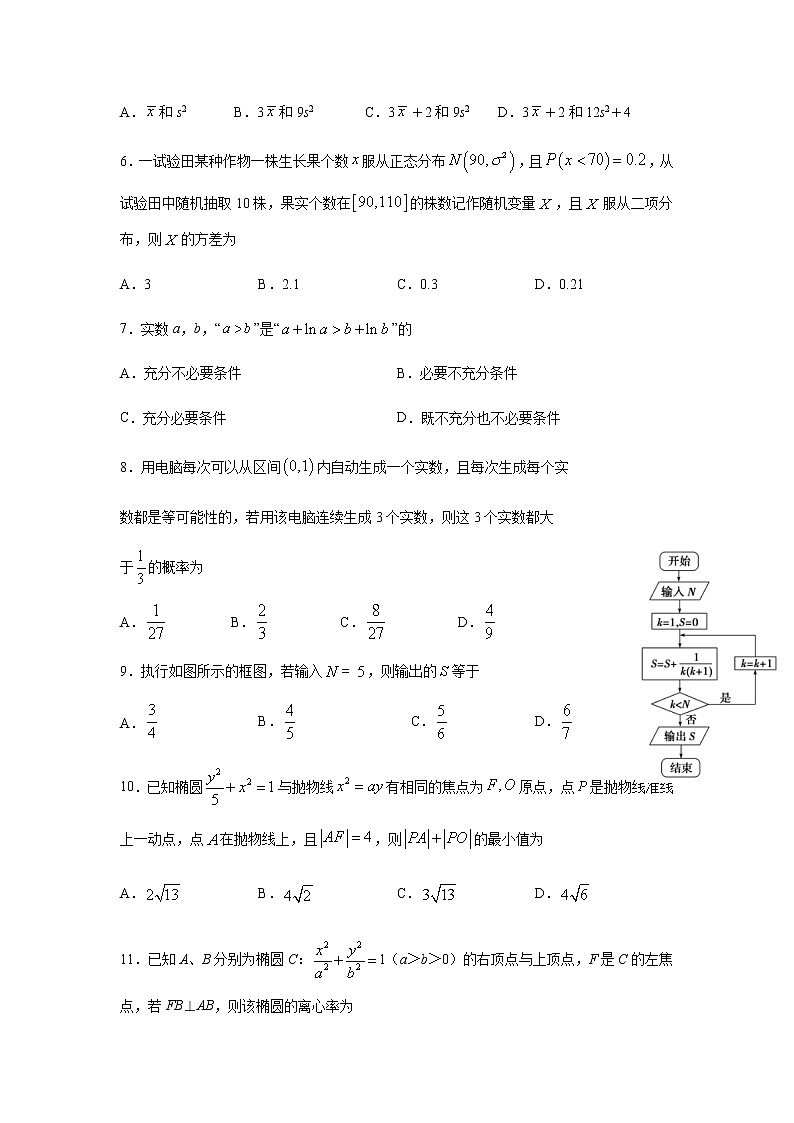 【数学】四川省宜宾市叙州区第一中学校2019-2020学年高二下学期期中考试（理）02