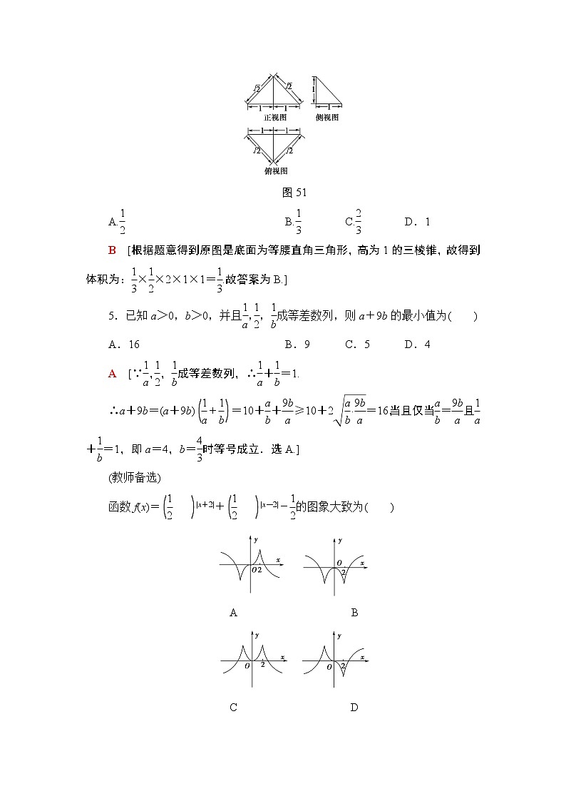 2019届二轮复习小题模拟练4作业（全国通用）第2页