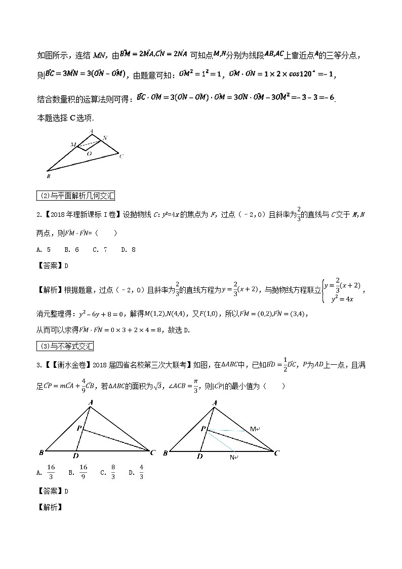 2019届二轮复习平面向量的数量积及应用学案（全国通用）03