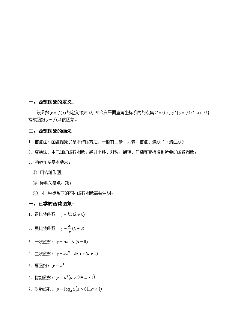 2019届二轮复习函数图像综合应用学案（全国通用）01