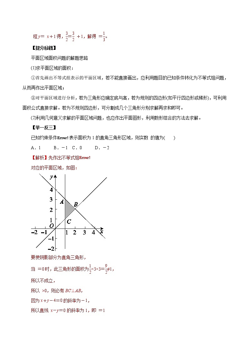 2019届二轮复习二元一次不等式（组）与简单的线性规划问题学案（全国通用）03