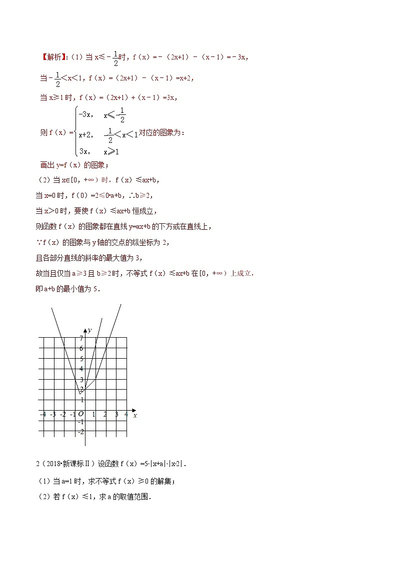 2019届二轮复习不等式选讲学案（全国通用）02
