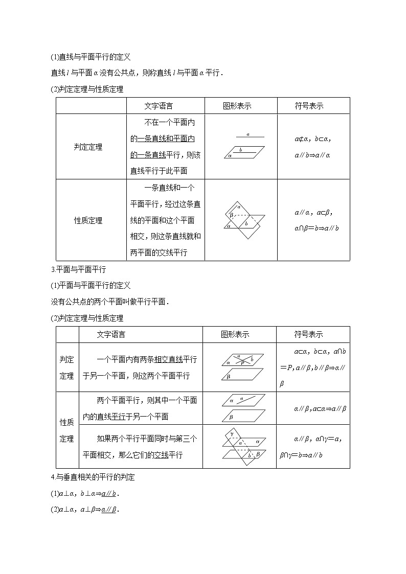 2019届二轮复习（理）专题37直线、平面平行的判定及性质学案（全国通用）02
