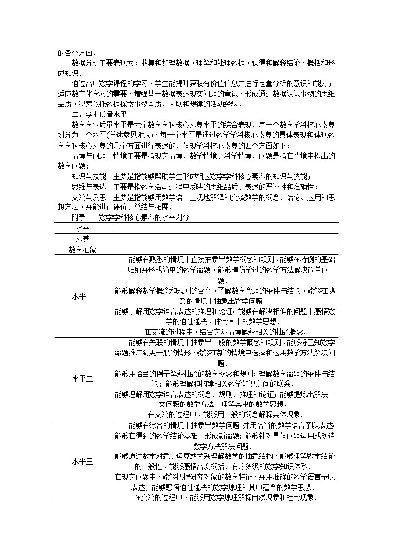2019届二轮复习　数学学科核心素养与考试说明学案（全国通用）03