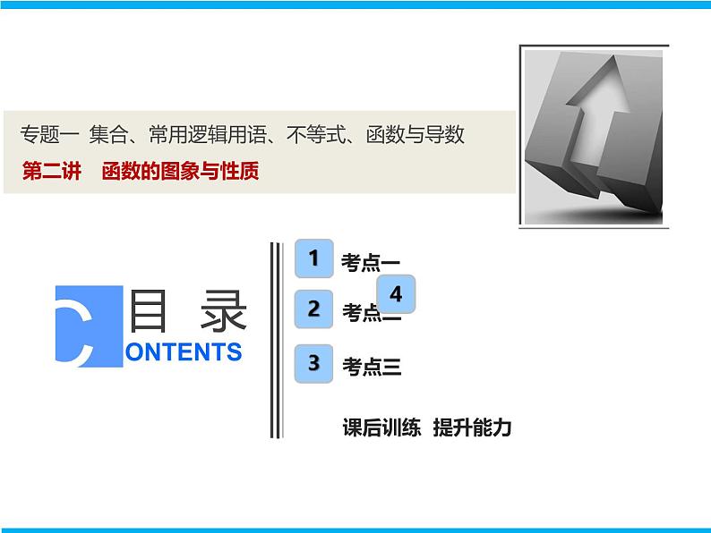 2019届二轮复习专题一第二讲　函数的图象与性质课件（29张）（全国通用）01