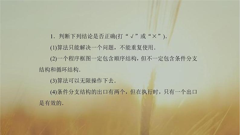 2019届二轮复习算法与程序框图课件（99张）（全国通用）08