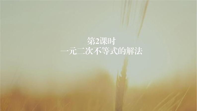 2019届二轮复习一元二次不等式的解法课件（59张）（全国通用）01