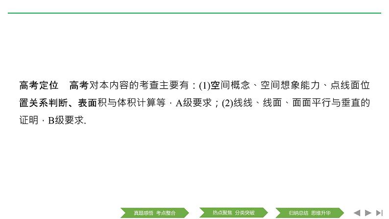 2019届二轮复习立体几何课件（37张）（全国通用）02