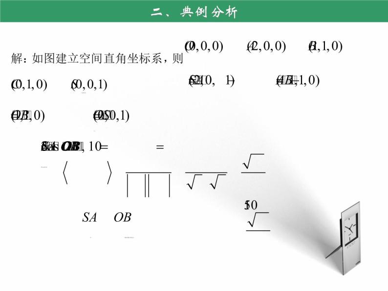 2019届二轮复习利用空间向量求空间角课件（16张）（全国通用）07