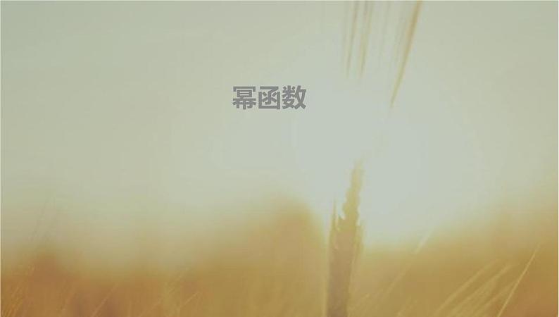 2019届二轮复习幂函数课件（29张）01