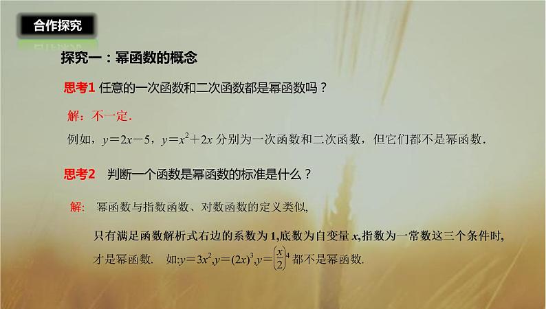 2019届二轮复习幂函数课件（29张）08