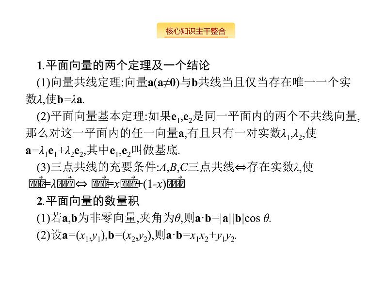 2019届二轮复习平面向量专项练课件（18张）（全国通用）02