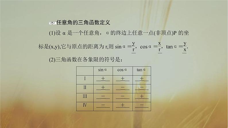 2019届二轮复习三角函数的基本概念课件（54张）（全国通用）07