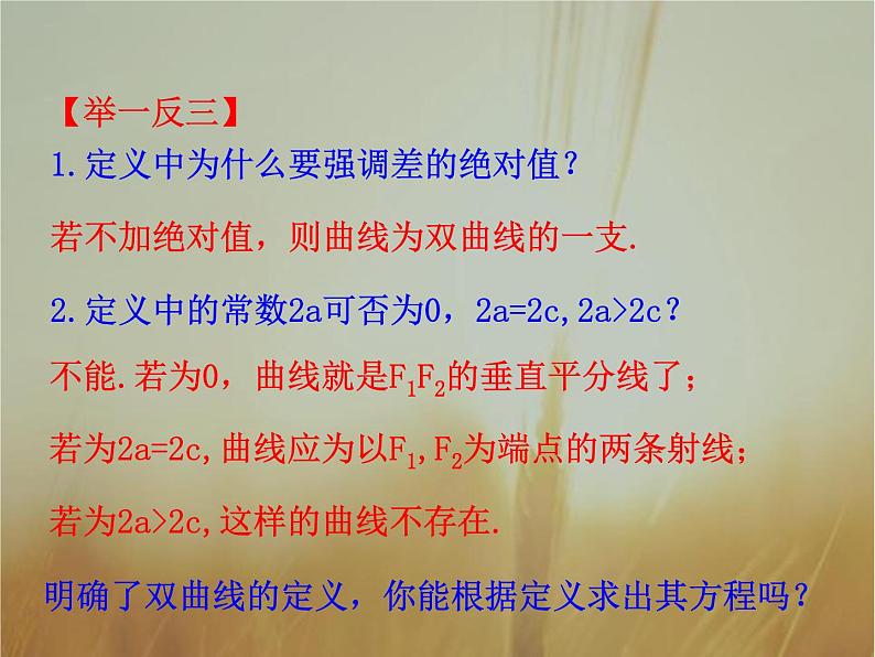 2019届二轮复习双曲线及其标准方程课件（32张）第7页
