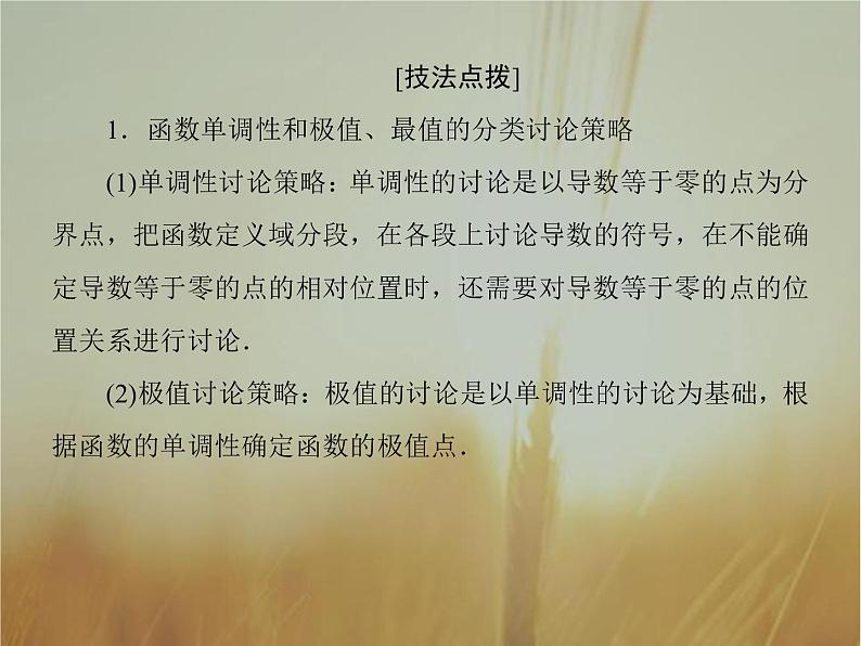 2019届二轮复习高考解答题突破1导数的综合应用课件（41张）（全国通用）03