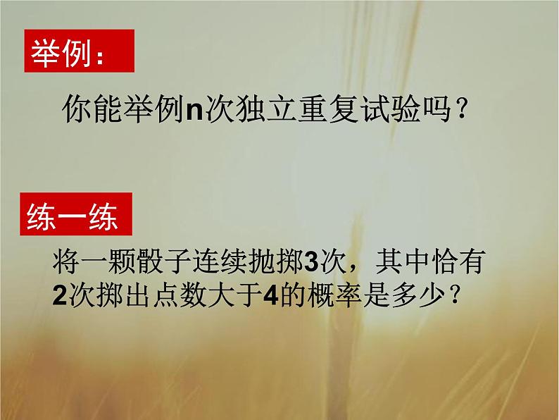 2019届二轮复习独立重复试验与二项分布(一)课件（22张）（全国通用）08