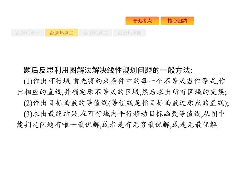 2019届二轮复习不等式、线性规划课件（24张）（全国通用）08