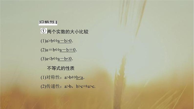 2019届二轮复习不等式与不等关系课件（67张）（全国通用）04