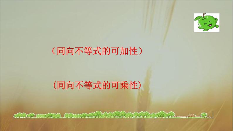 2019届二轮复习不等式与不等关系课件（27张）（全国通用）07