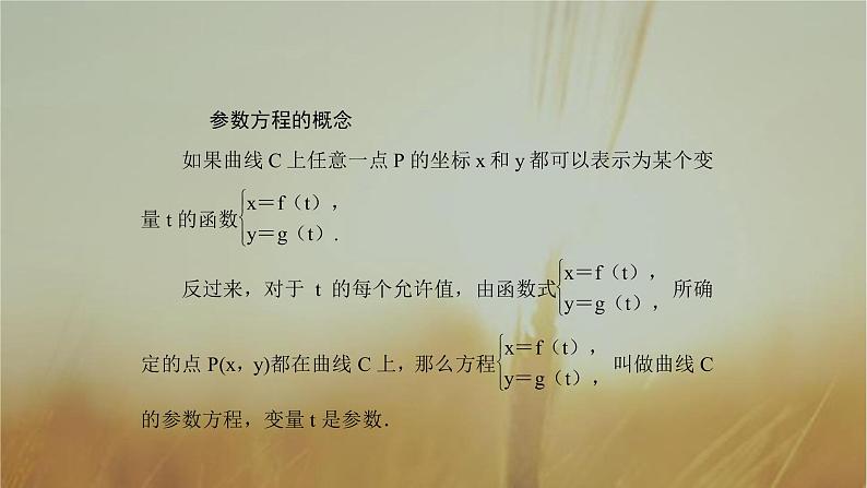 2019届二轮复习参数方程课件（60张）（全国通用）04