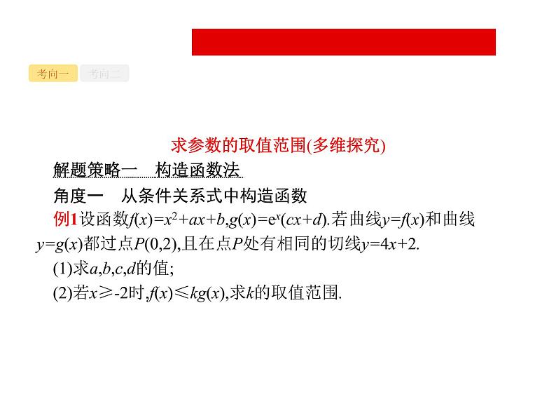 2019届二轮复习导数与不等式及参数范围课件（37张）（全国通用）02