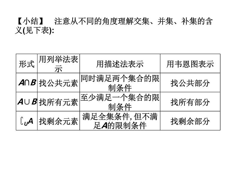 2019届二轮复习1.2集合的运算课件（17张）（全国通用）08