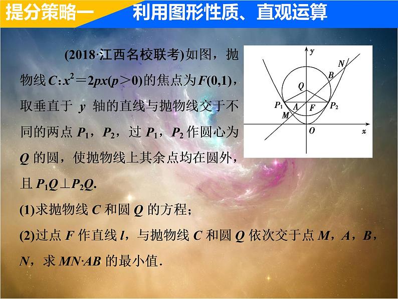 2019届二轮复习（理）专题提能五解析几何综合问题中优化运算的提能策略课件（50张）（全国通用）03