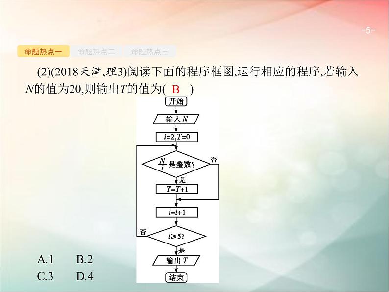 2019届二轮复习（理）专题一集合、逻辑用语等1.4算法与推理课件（27张）（全国通用）05