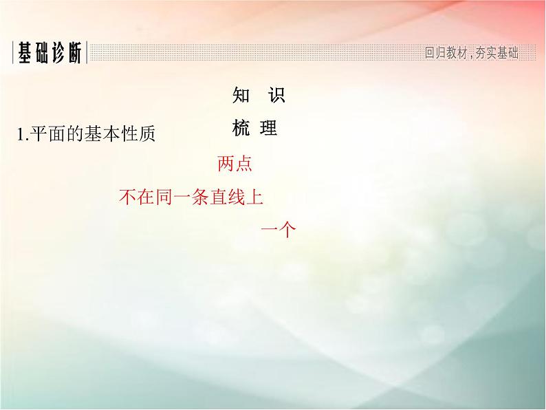 2019届二轮复习（文）第八章立体几何初步第3节课件（34张）（全国通用）03