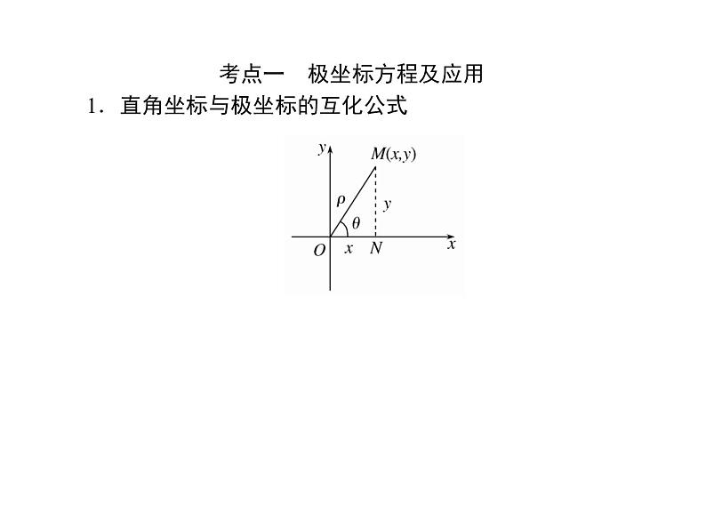 2019届二轮复习（理）2-8-1选修4－4坐标系与参数方程课件（43张）（全国通用）06