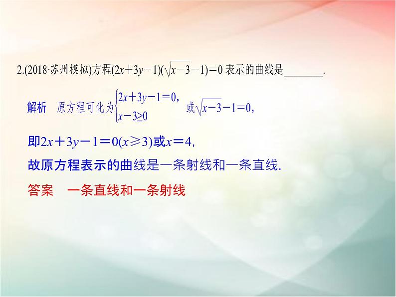 2019届二轮复习（理）第九章平面解析几何第60讲课件（32张）（全国通用）03