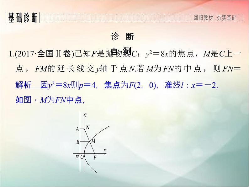 2019届二轮复习（理）第九章平面解析几何第61讲课件（36张）（全国通用）02