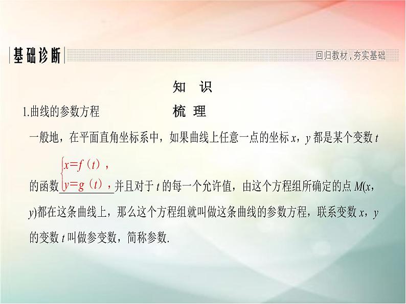 2019届二轮复习　参数方程课件（36张）（全国通用）03