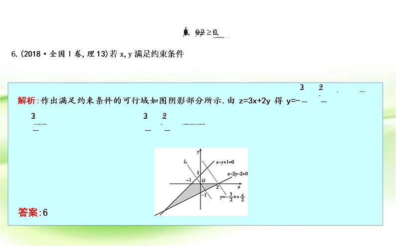 2019届二轮复习　不等式与线性规划、计数原理与项式定理课件（68张）（全国通用）07