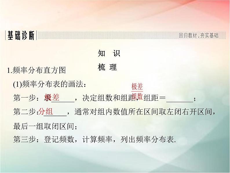 2019届二轮复习　用样本估计总体课件（42张）（全国通用）03