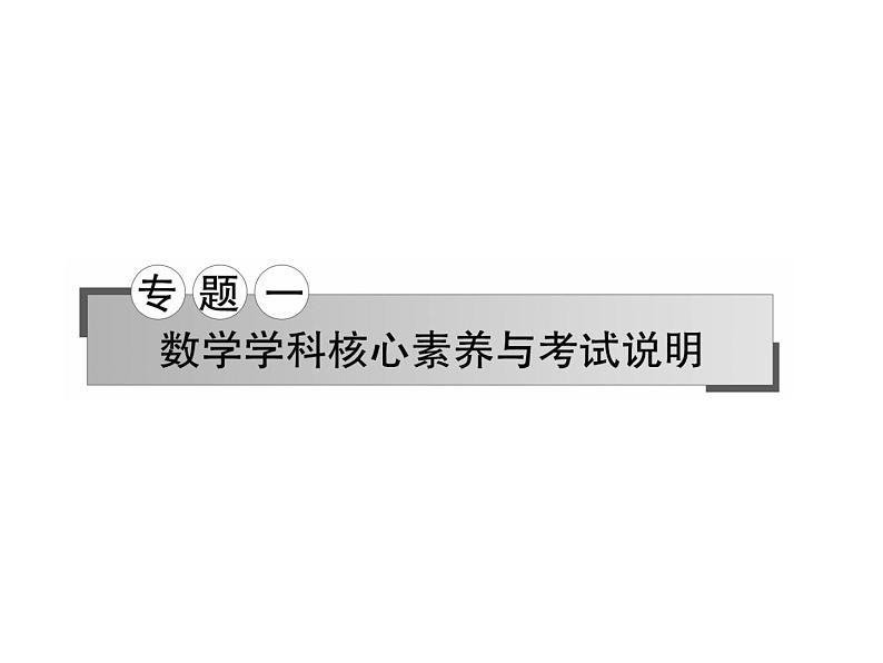 2019届二轮复习　数学学科核心素养与考试说明课件（72张）（全国通用）第1页