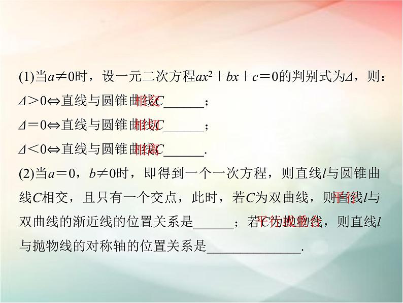 2019届二轮复习　圆锥曲线的综合问题课件（37张）（全国通用）04