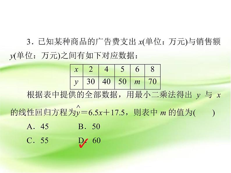 2019届（文科）二轮复习   选择题填空题训练  课件（28张）（全国通用）04