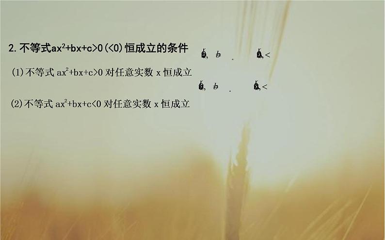 2019届二轮（理科数学）　二次函数与不等式课件（24张）（全国通用）05