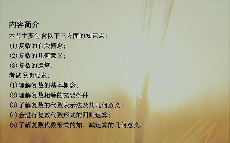 2019届二轮（理科数学）　数系的扩充与复数的引入课件（25张）（全国通用）第2页