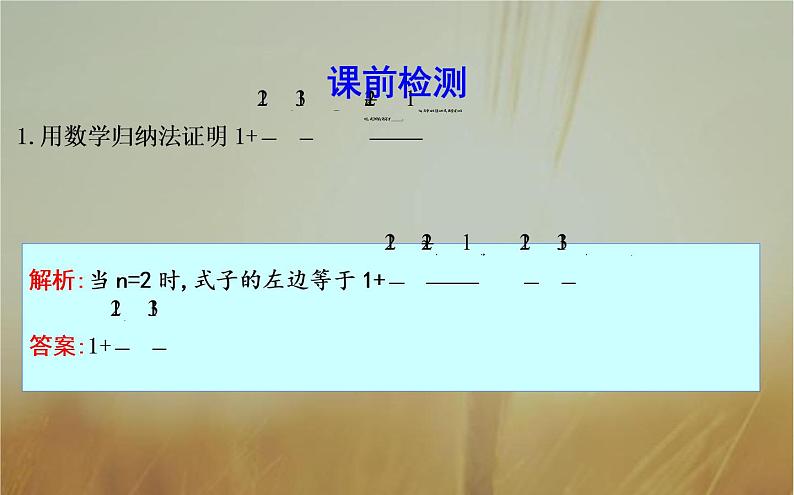 2019届二轮（理科数学）　数学归纳法课件（23张）（全国通用）05