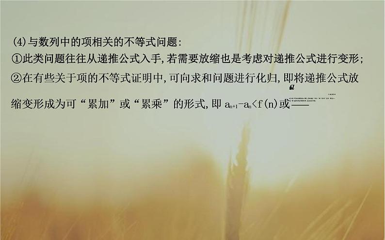2019届二轮（理科数学）知识拓展数列放缩技巧课件（24张）（全国通用）07