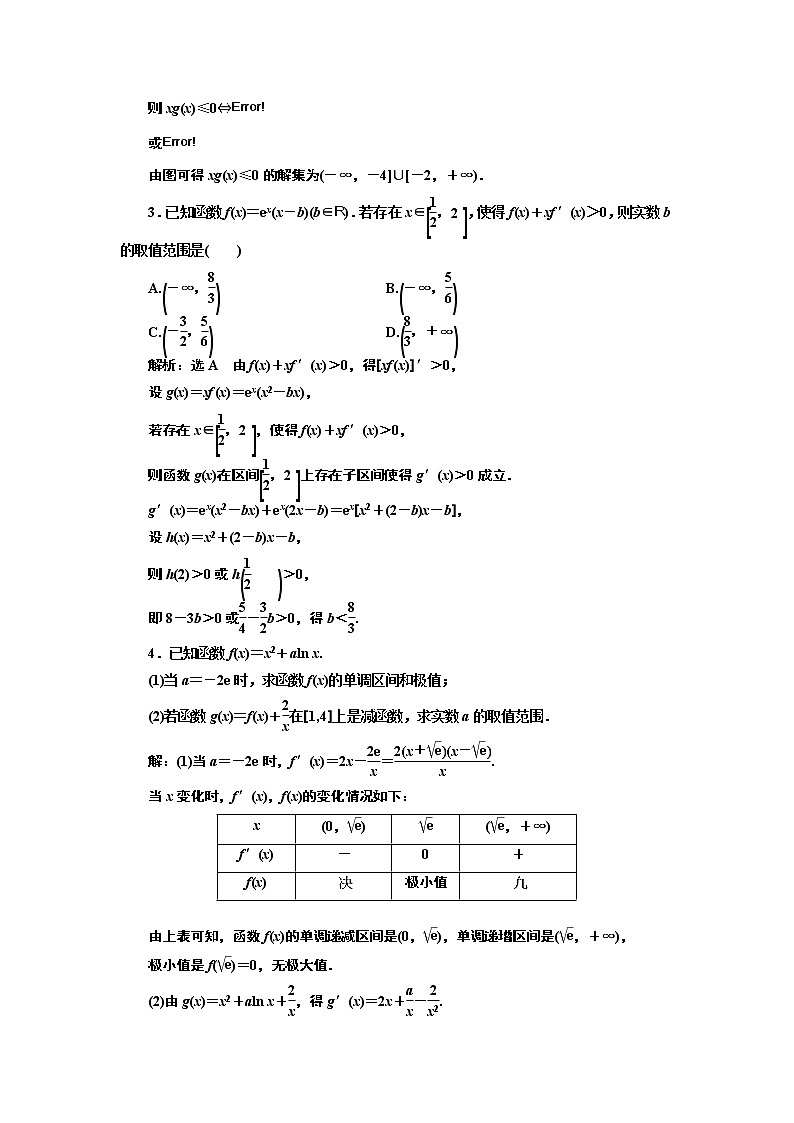 2020届二轮复习“函数与导数、不等式”专题提能课课时作业（全国通用）03