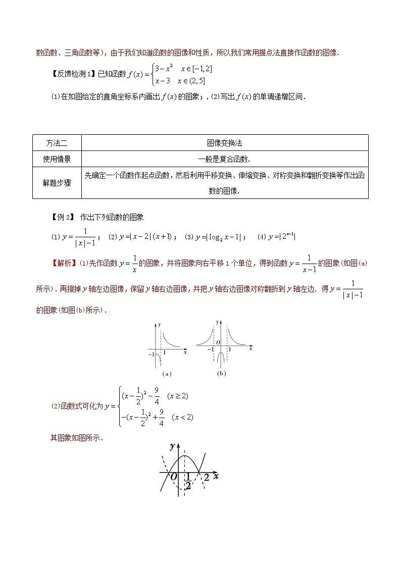 2020届二轮复习函数图像的作法教案（全国通用）第2页