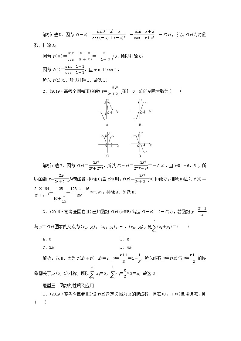 2020届二轮复习函数的图象与性质学案（全国通用）02