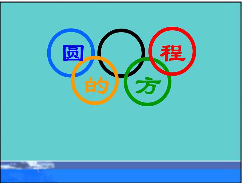 2020届二轮复习圆的方程复习课课件（全国通用）第1页