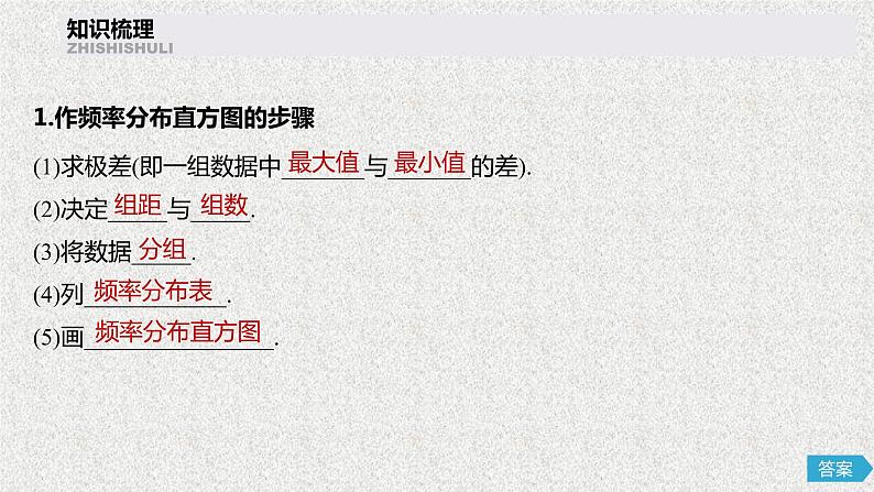 2020届二轮复习用样本估计总体课件（72张）（全国通用）06