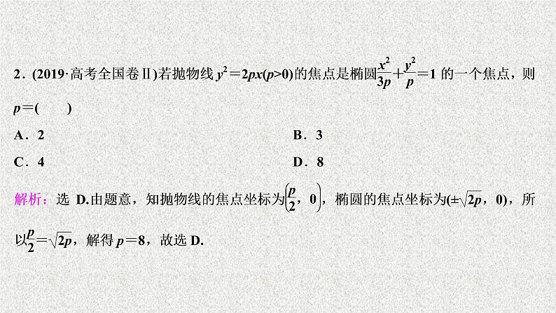 2020届二轮复习圆锥曲线的定义方程与性质课件（51张）（全国通用）04